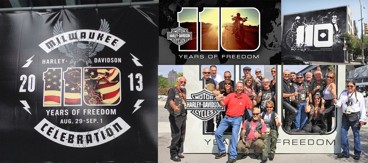 Harley-Davidson 110th Anniversary event activations